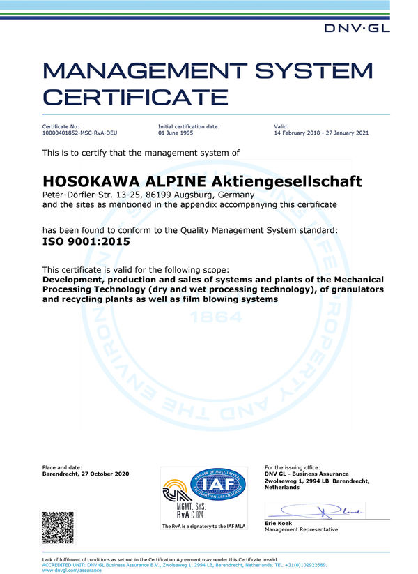 certificado ISO 9001